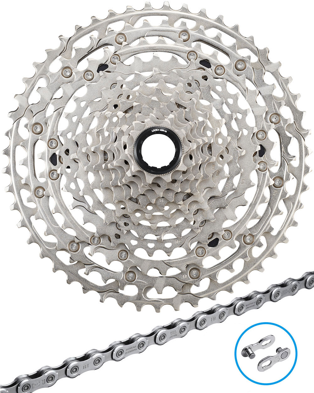 DEORE CN-M6100+CS-M6100 12-speed Wear and Tear Set