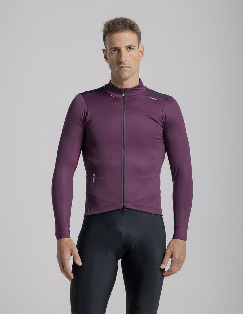 Dena Gore-Tex Windstopper - Giacca antivento bordeaux/nera
