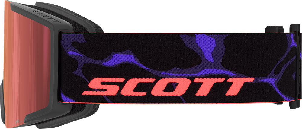 Shield AMP Red Chrome  - Ski Goggle Black/Purple
