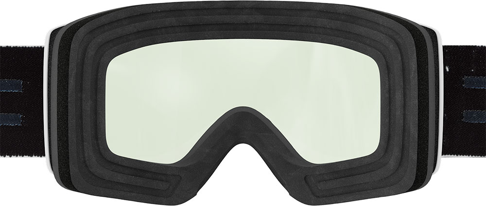 Shield AMP LS cinnamon chrome - Ski Goggle White