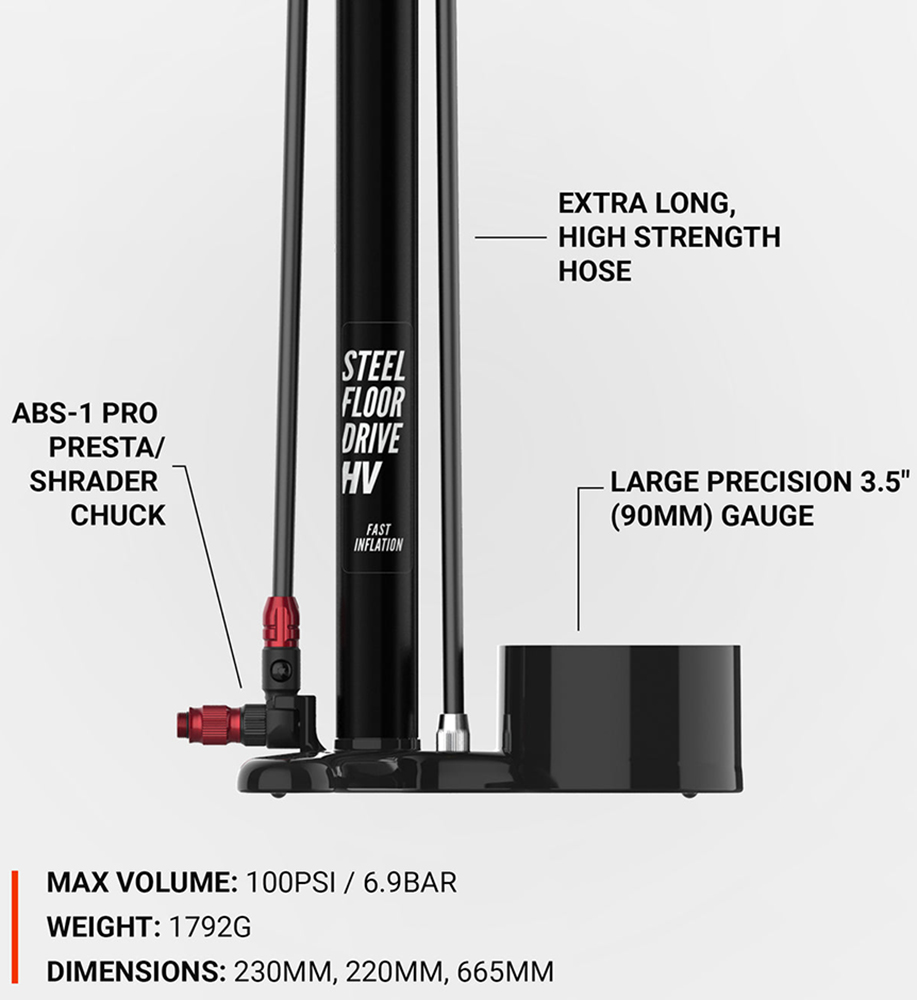 Lezyne 1-FP-STHVFLDR-V147 20154162 Steel HV Floor Drive 3,5 100PSI Standluftpumpe   (2).jpg