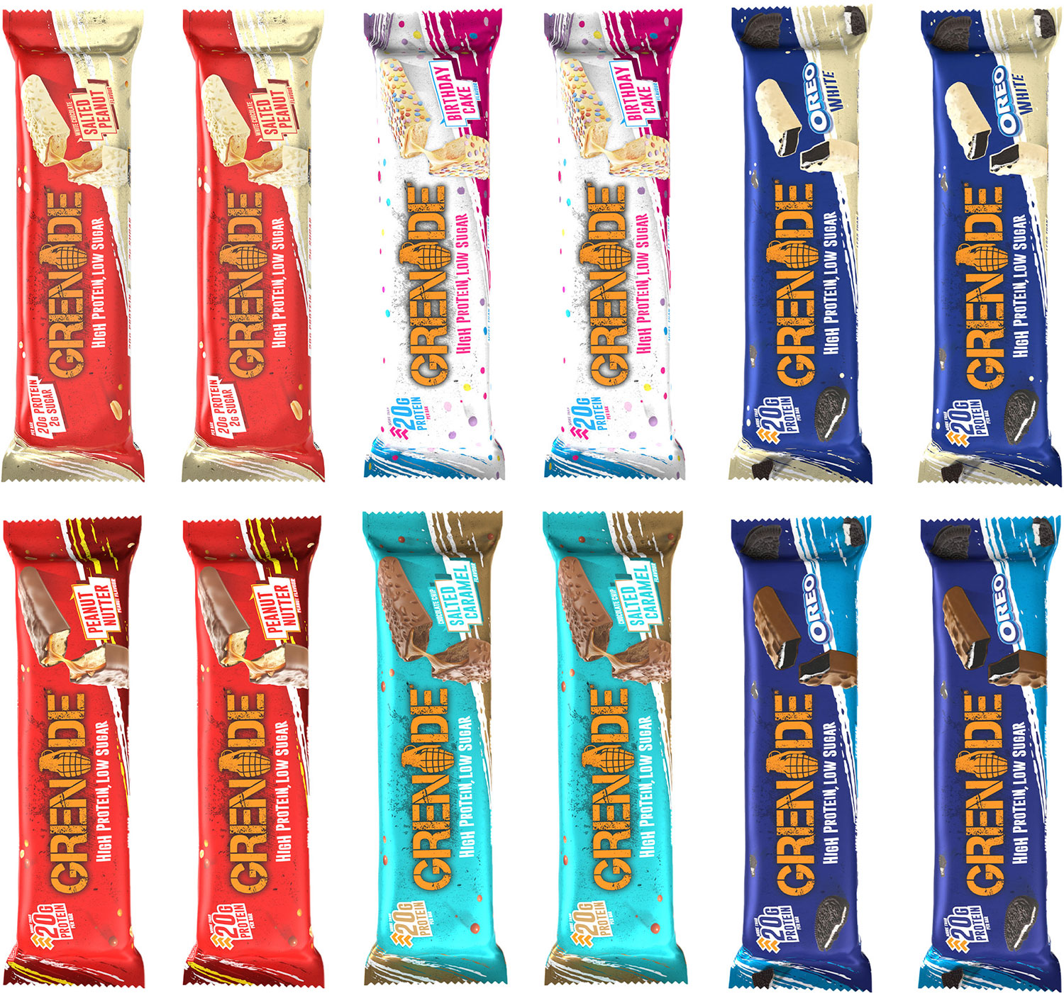 Protein Bar Mixed 12x60g Box