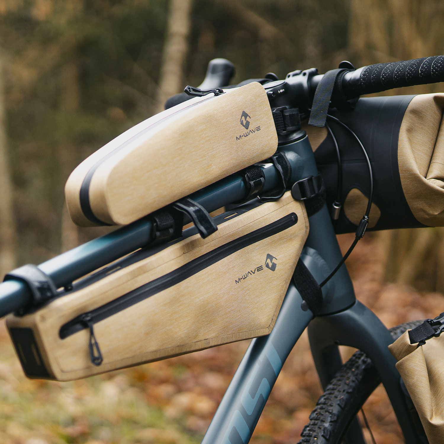 Rough Ride II Triangle Rahmen-Dreieckstasche beige