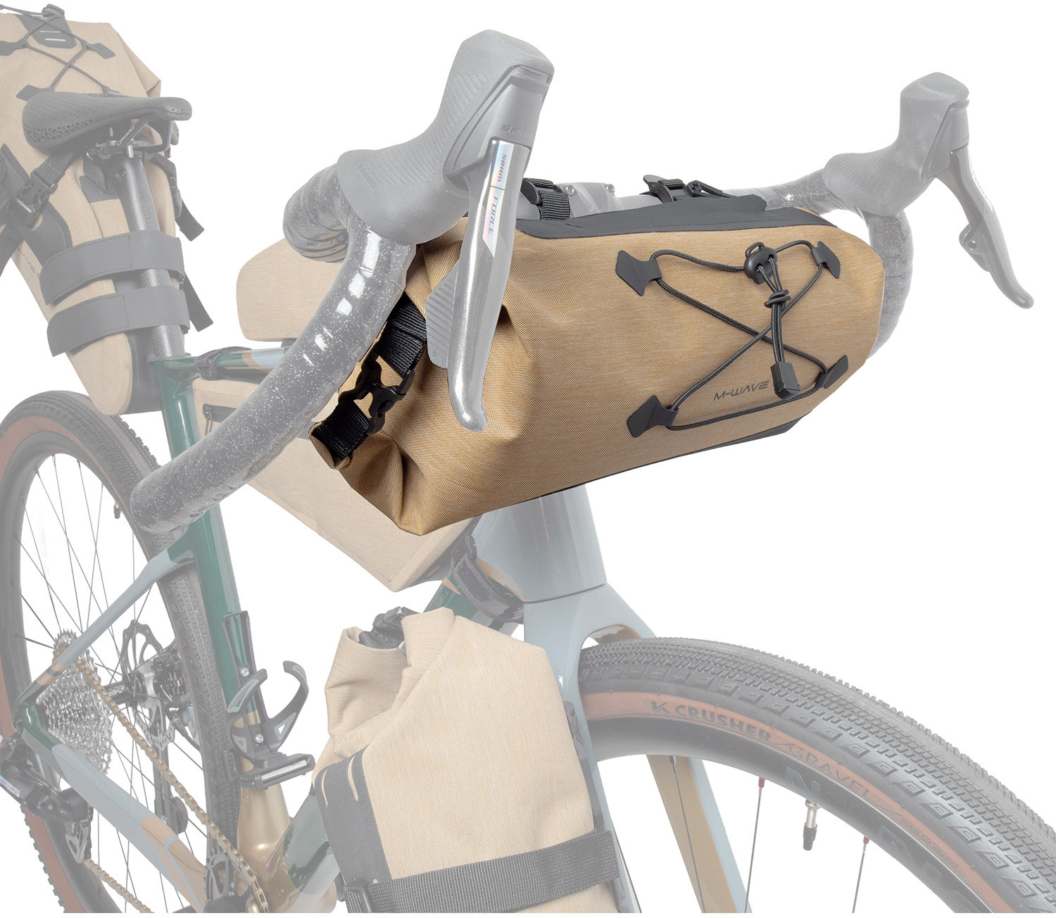 Borsa da manubrio Rough Ride II Front L, beige