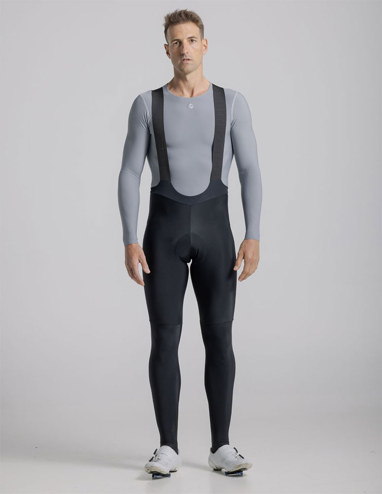 Orchi Thermo - Pantaloncini da ciclismo con imbottitura, nero