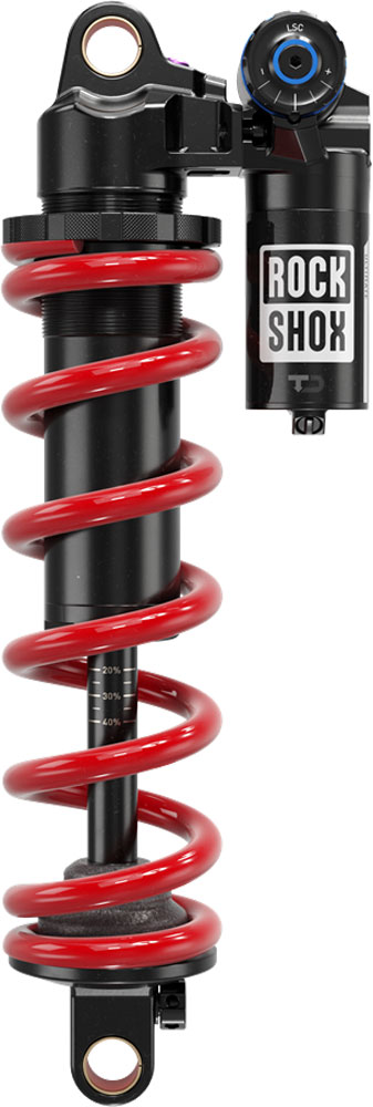 RockShox Vivid / Kage Coil Spring 300lb 240 x 76 Gray