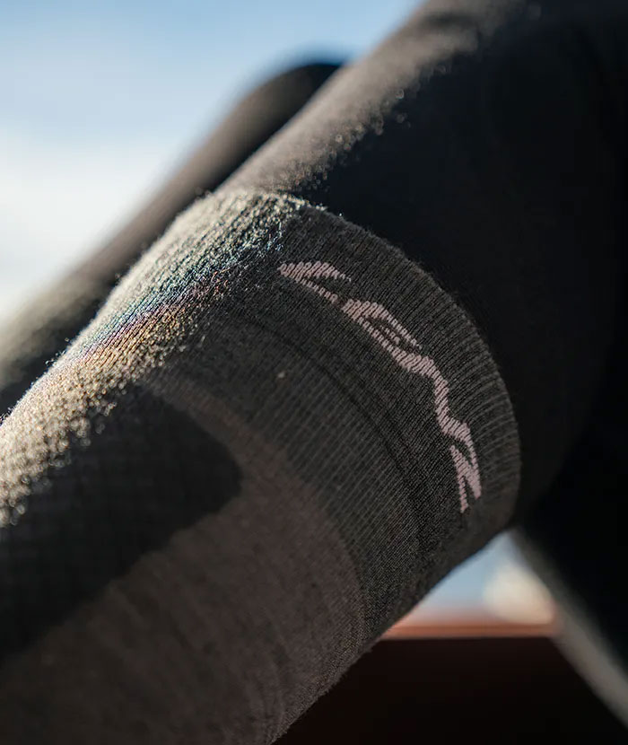Think About Merino Winter 2 - Chaussettes de ski grises