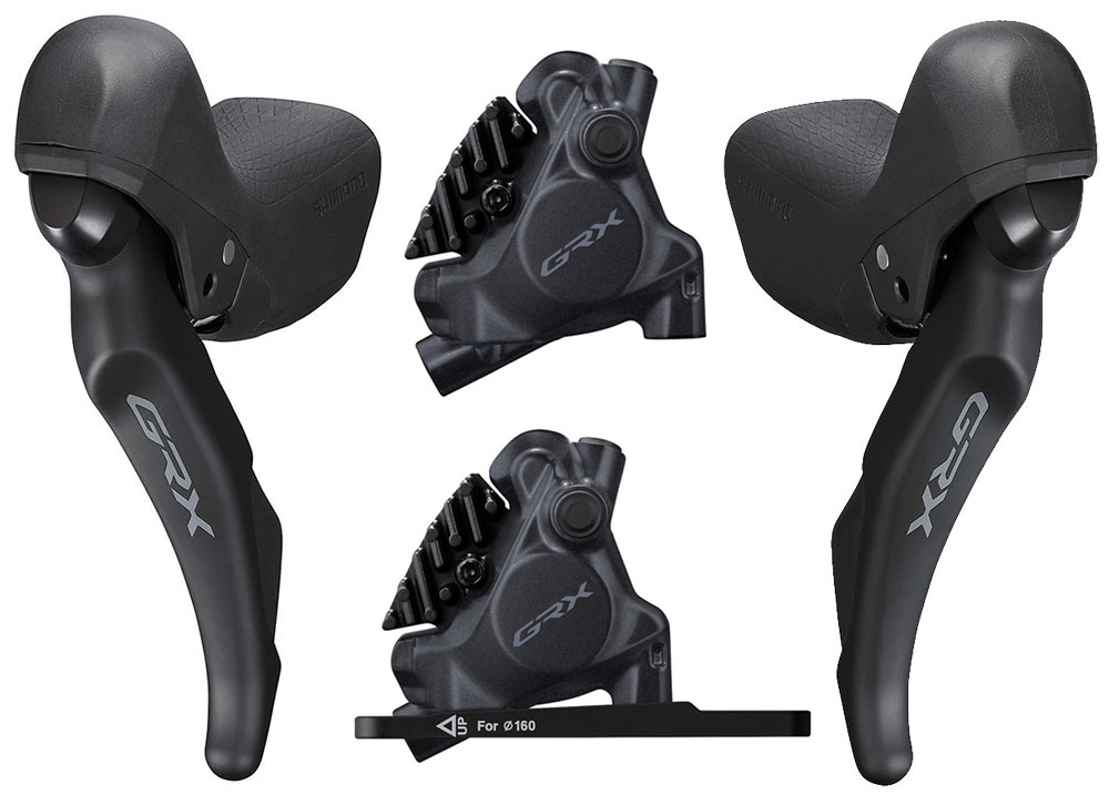 Juego de frenos de disco GRX ST-RX600+BR-RX410 2x11 velocidades