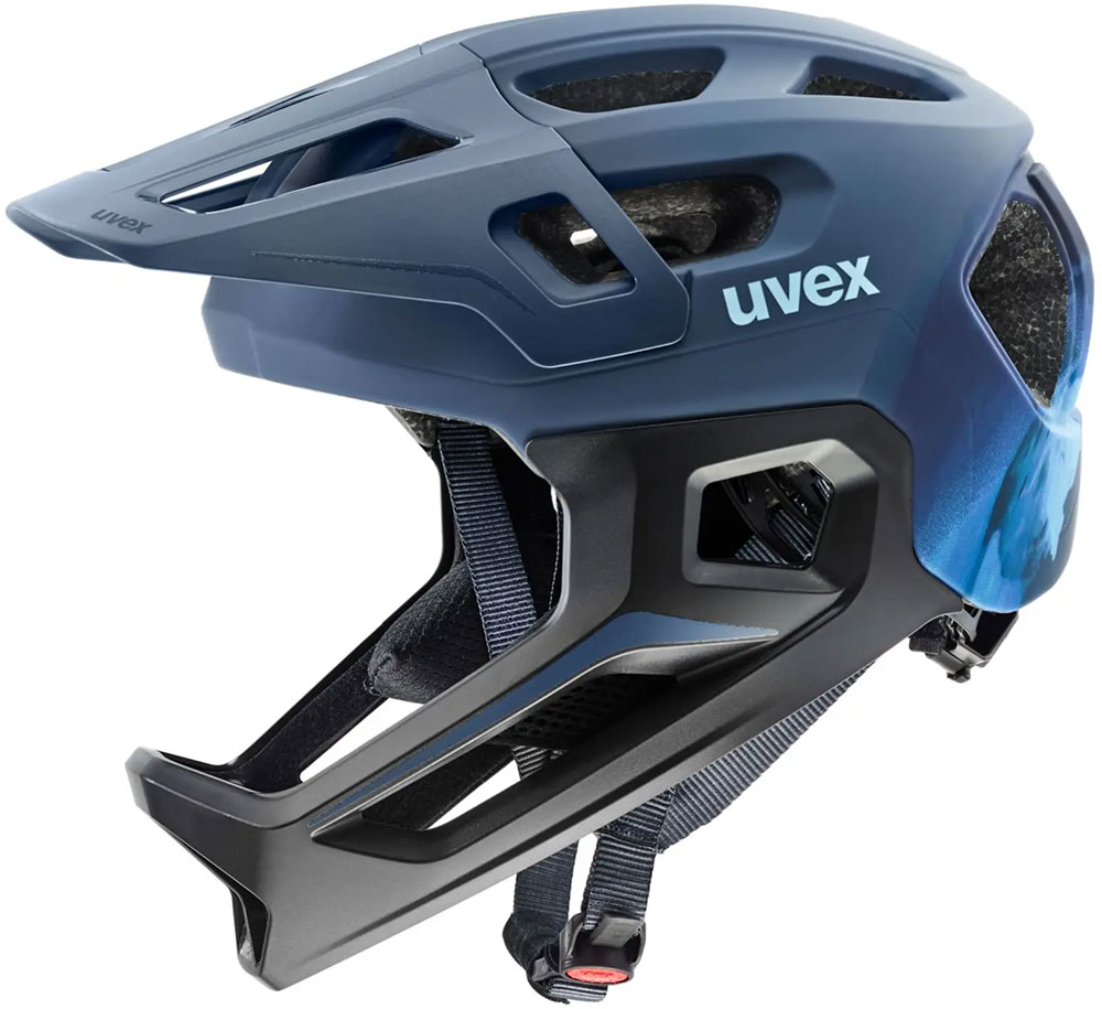 react jr - Casco integral juvenil azul crepúsculo mate