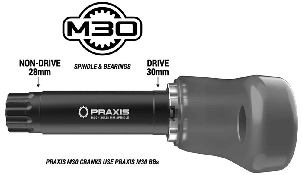 Praxis Works Alba GR M30 Gravel Crankset 48/32 Crank 2 x 10-speed