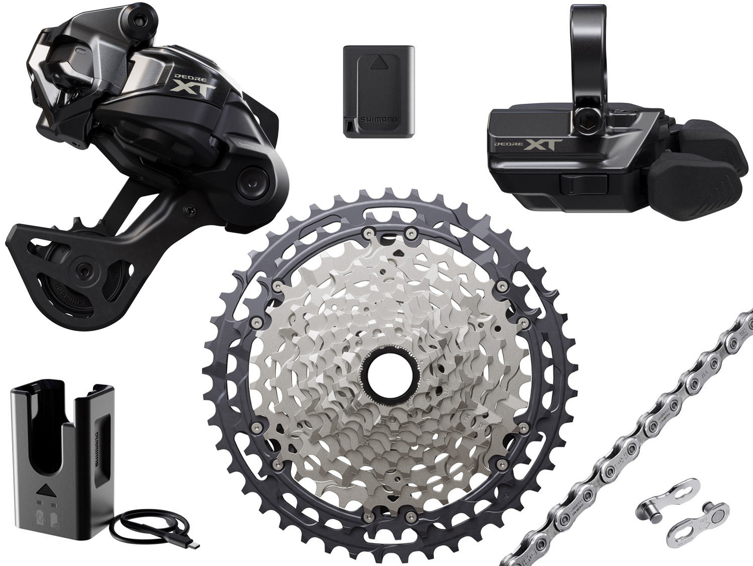 Shimano XT Di2 M8250-GS 12-speed Upgrade Kit 9-45 Clamp MTB Group