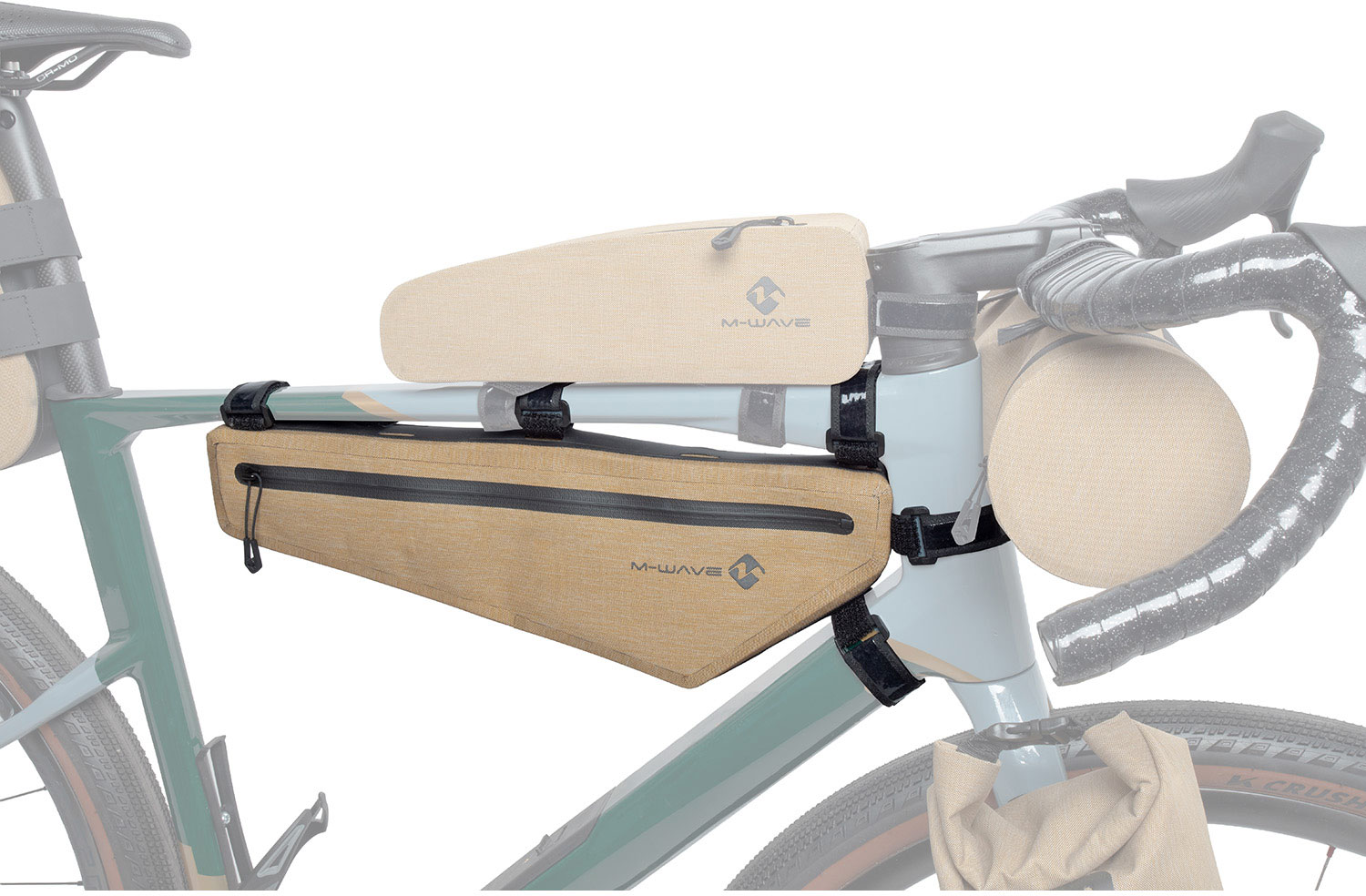 Rough Ride II Triangle Rahmen-Dreieckstasche beige