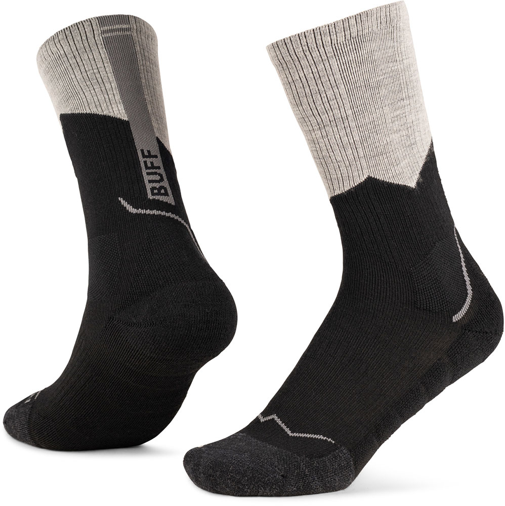 Merino Midweight Crew - skarpety trekkingowe czarne