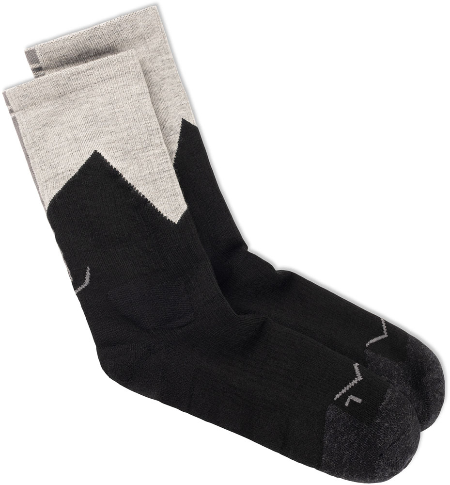 Merino Midweight Crew - skarpety trekkingowe czarne