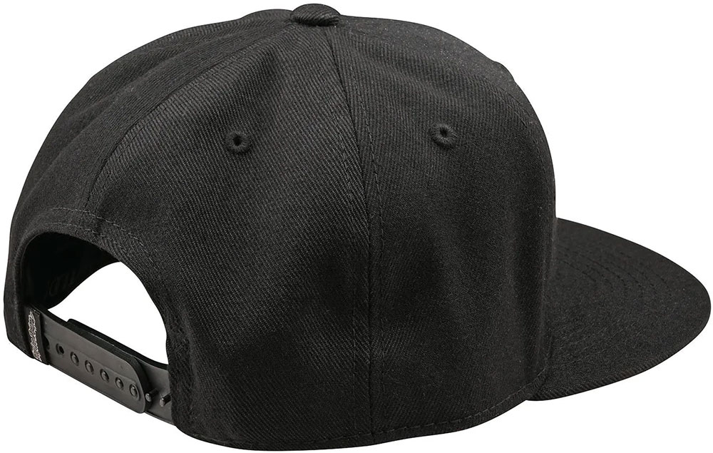 Flat Bill Snapback Badge - Kappe Black