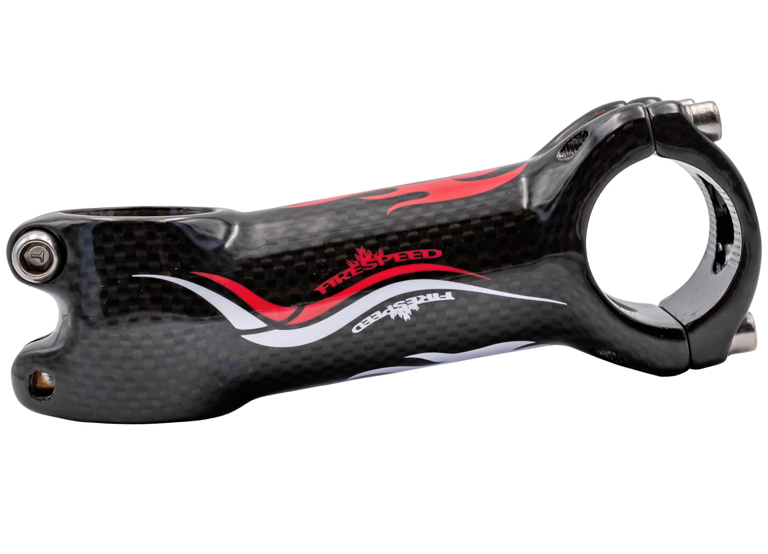 Potence FIRESPEED F-4MCK carbone/alu 10° 31,8mm
