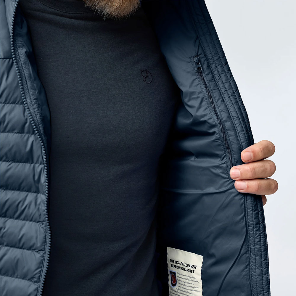 Expedition Lätt - Steppjacke Fossil