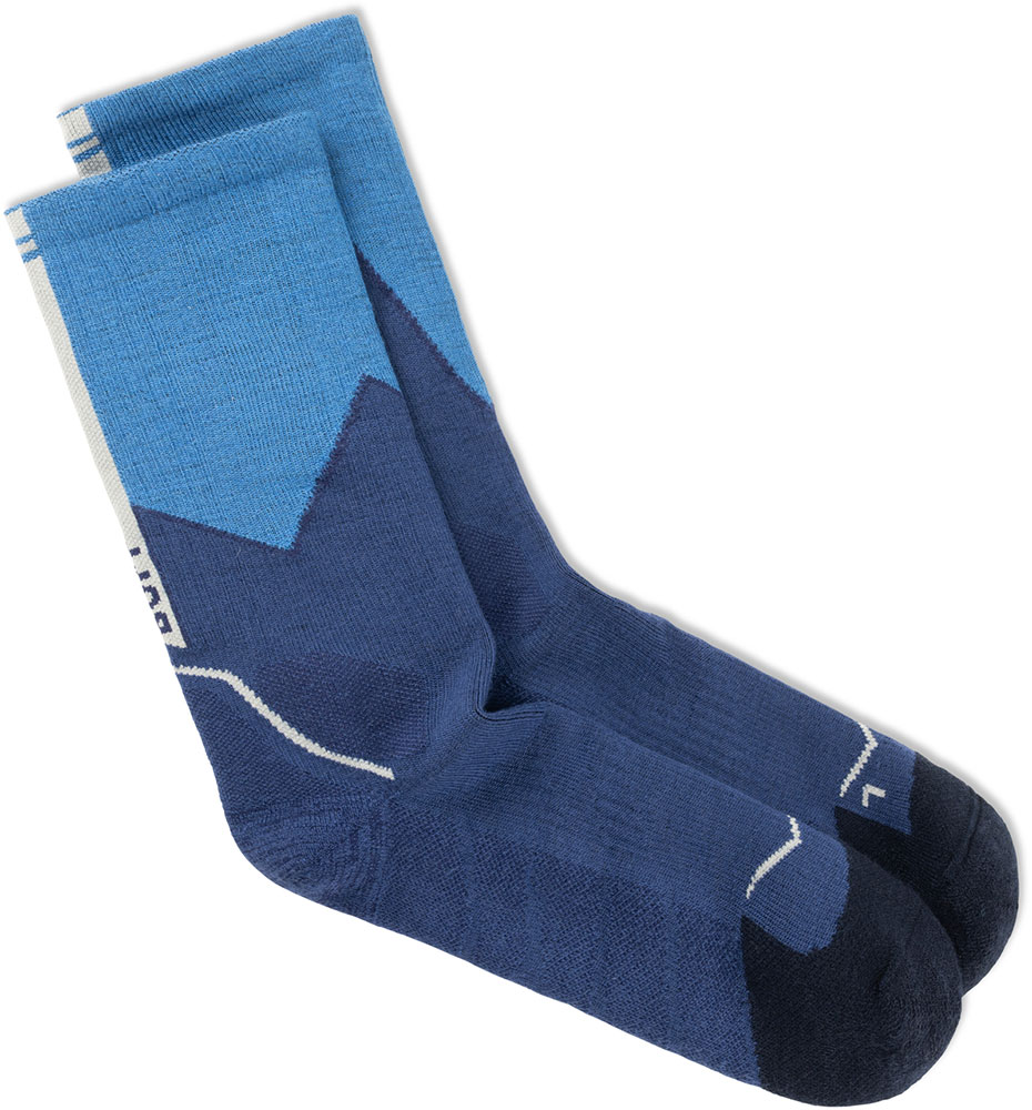 Merino Midweight Crew - Skarpety trekkingowe Blue