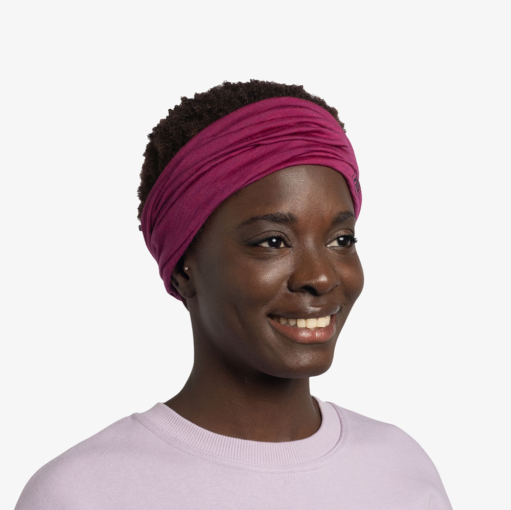 Merino Lightweight - Wielofunkcyjny szalik Lilac