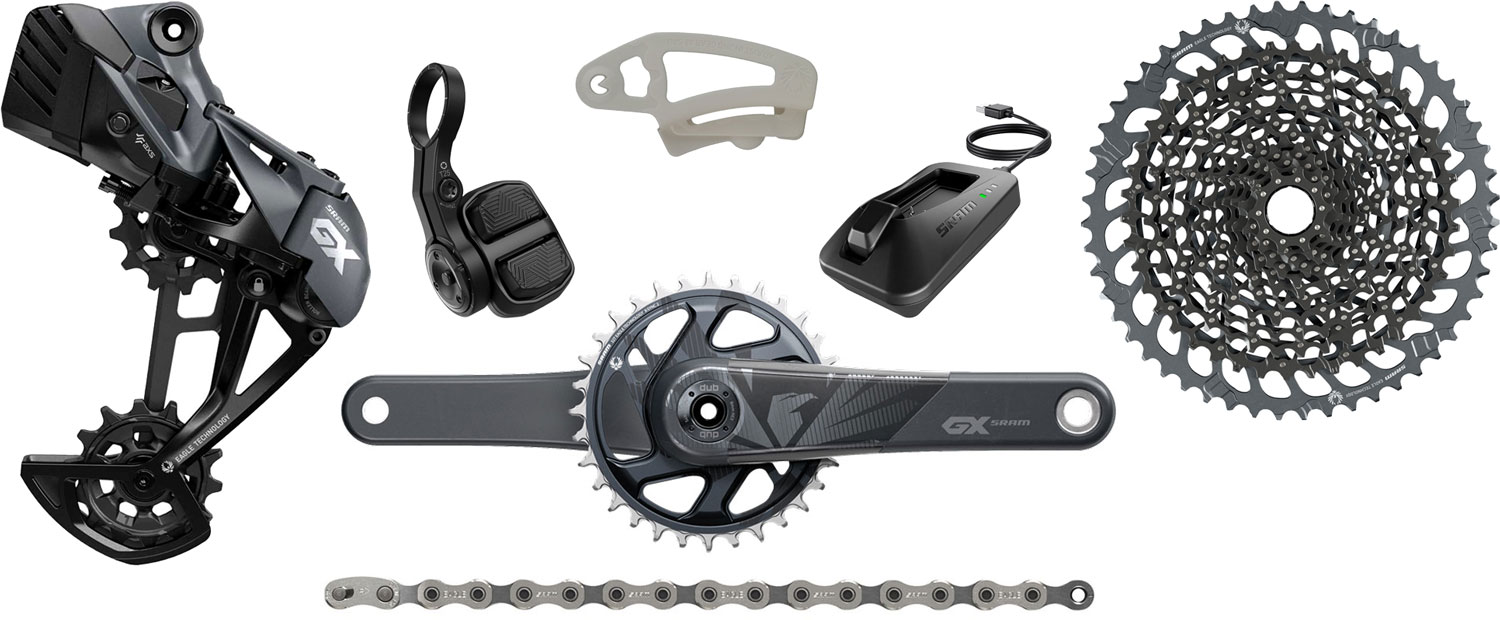 Sram Groupe complet GX T-Type AXS Q174 CL55 Dub Wide 32T 2-Guards 10/5