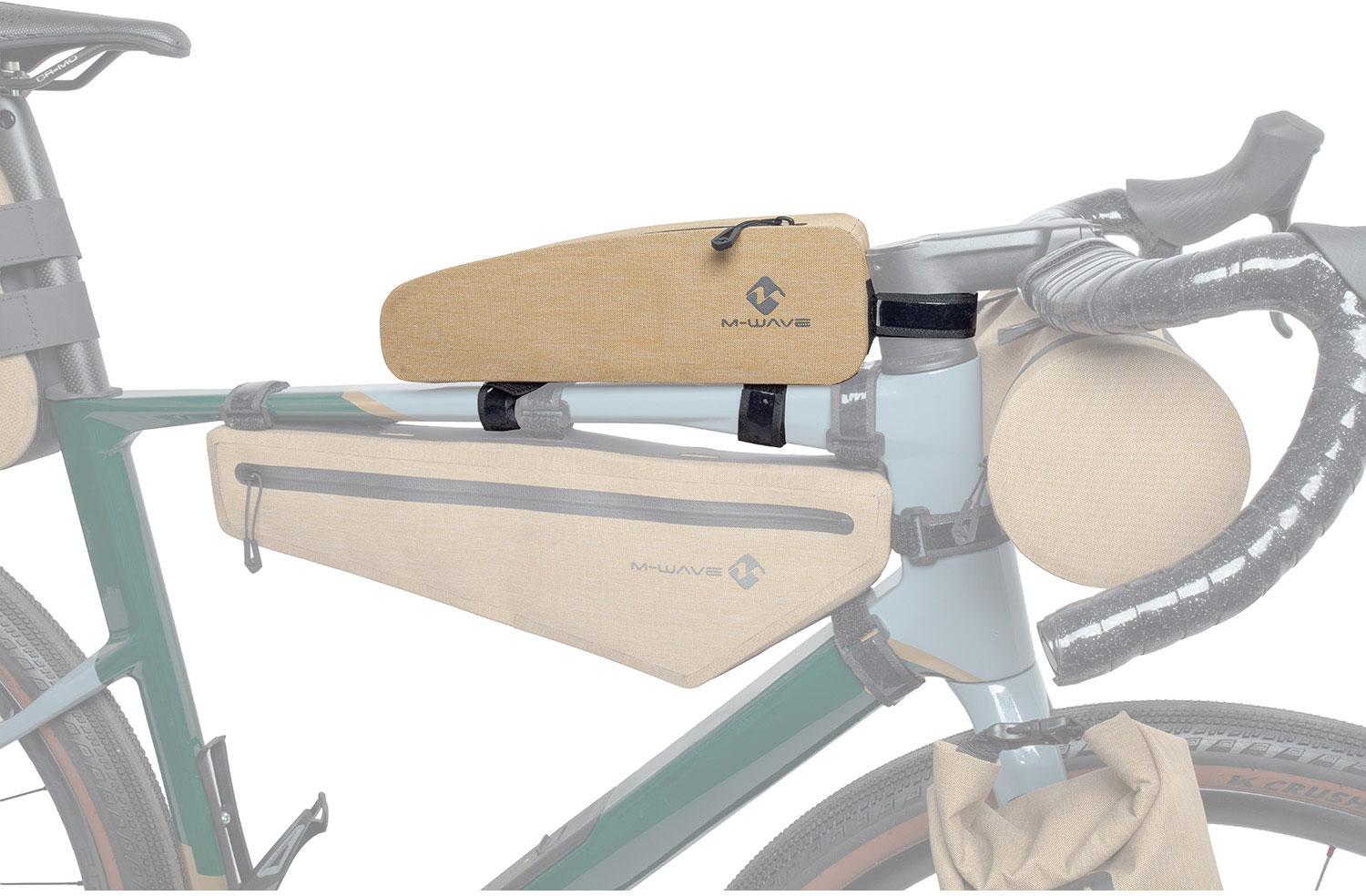 Rough Ride II Top L Oberrohrtasche beige