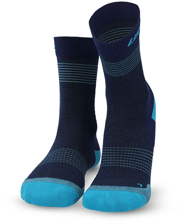 Think About Merino Outdoor 1 - Chaussettes de randonnée bleu marine