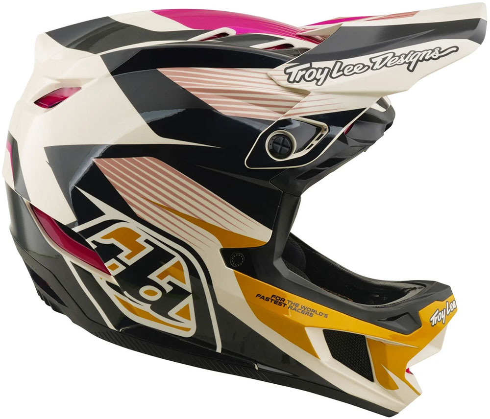 D4 Polyacrylite Turbo - Fullface Helm Acid/Fuchsia