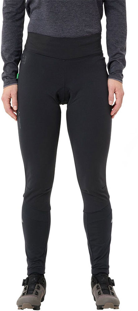 Matera Warm Tights II - Culote de ciclismo para mujer con badana, negro