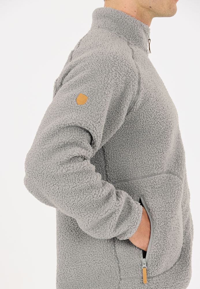 Pioner Teddy - Fleecejacke Ultimate Gray