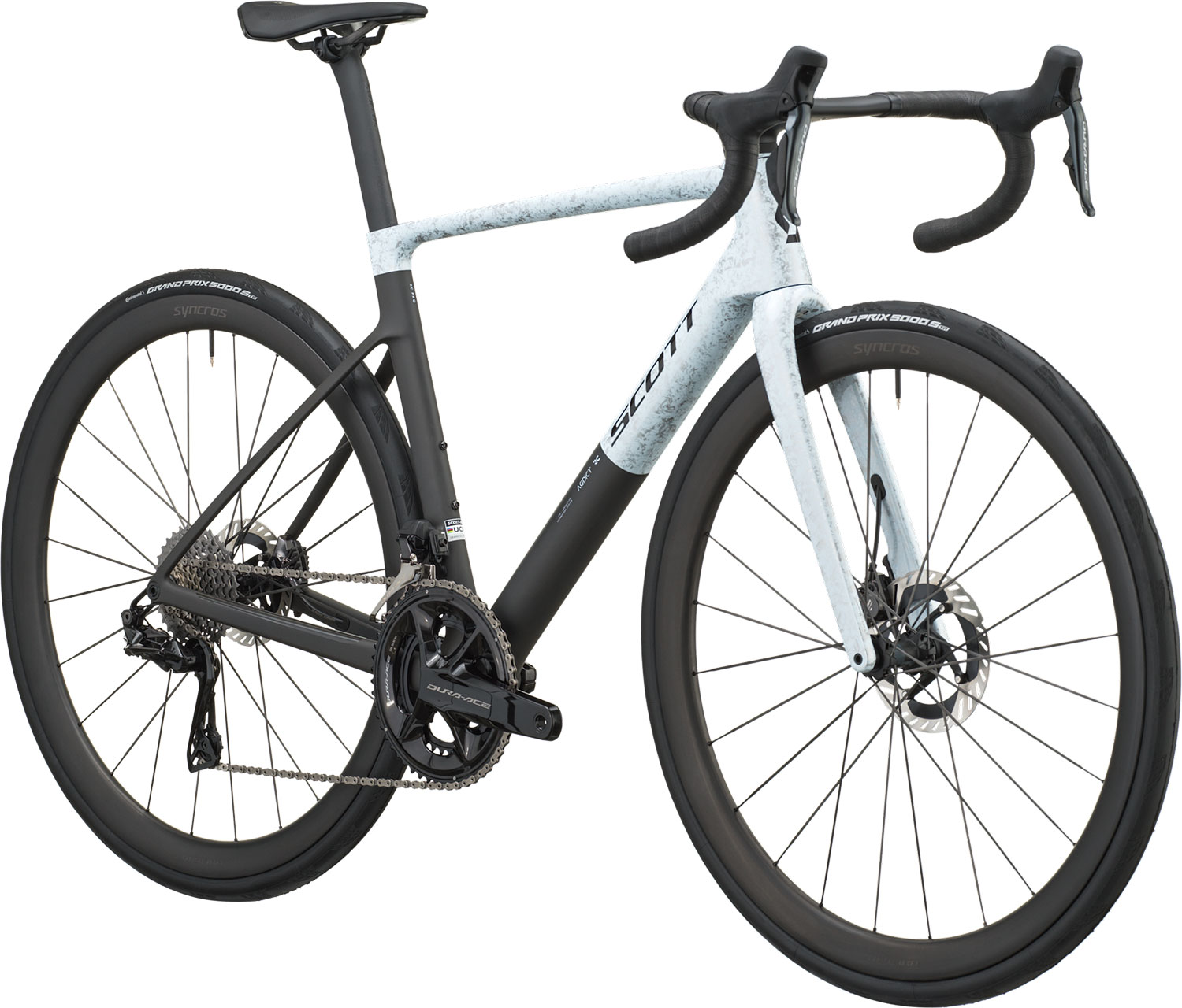 Addict RC Pro Cumulus White/Carbon Black