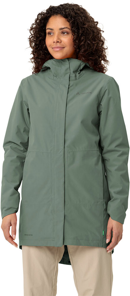 Cyclist Padded II - Cappotto da donna Agave