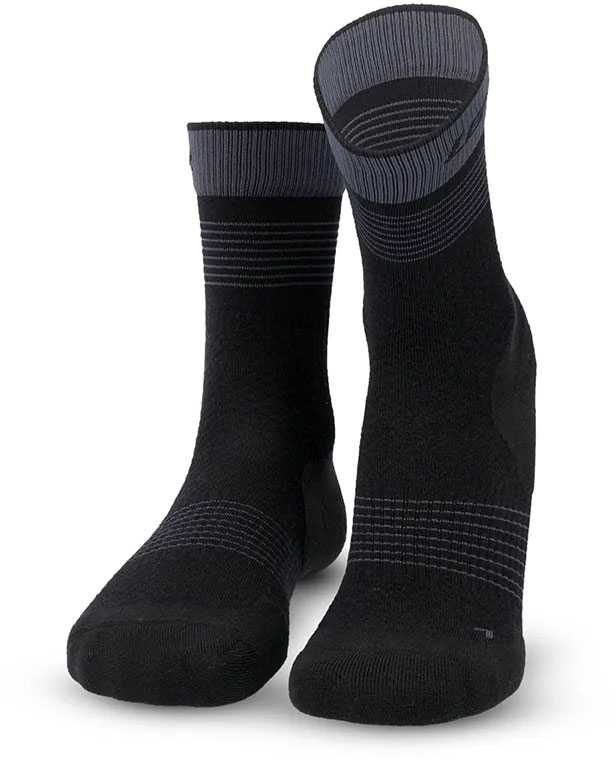 Think About Merino Outdoor 1 - Calcetines de senderismo negros