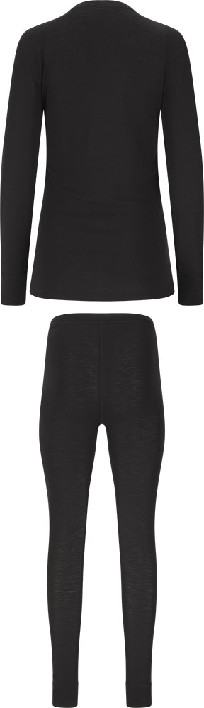 Cerro Merino - Ensemble de sous-vêtements techniques pour femme, noir