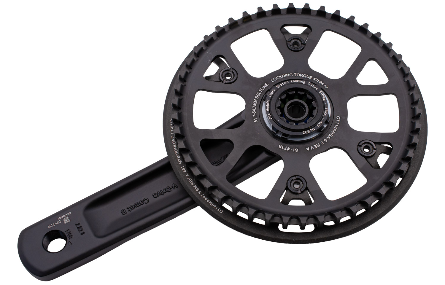 Pédalier Double 170 Mm Avec Manivelles Et Plateau 26/36T - Compatible Shimano