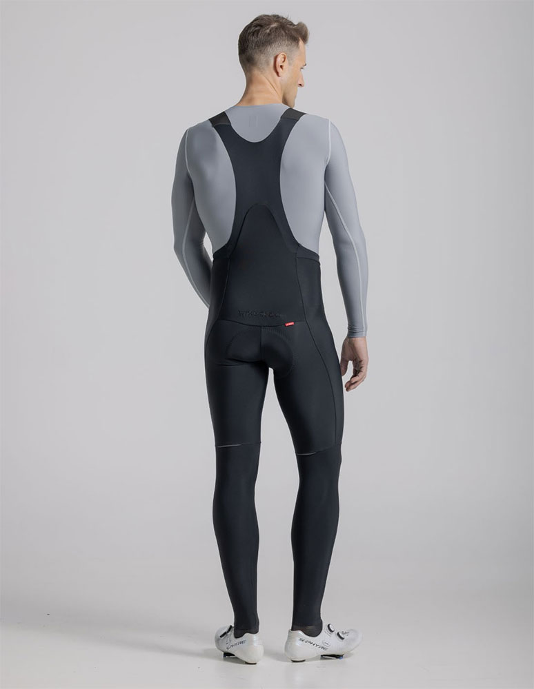 Orchi Thermo - Pantaloncini da ciclismo con imbottitura, nero