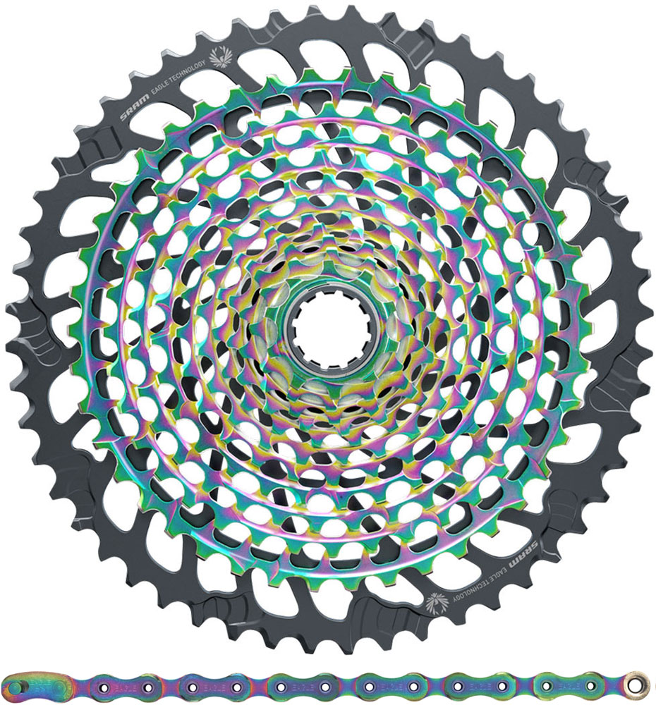 SRAM GX Eagle XG-1275 Cassette + PC GX Eagle Chain 12-speed Wear