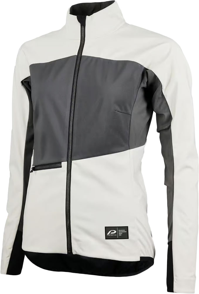 Beat Street 4.0 - Chaqueta softshell de MTB para mujer, color blanco roto