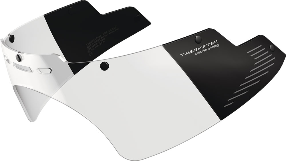Visiera per Timeshifter tagliata chiara