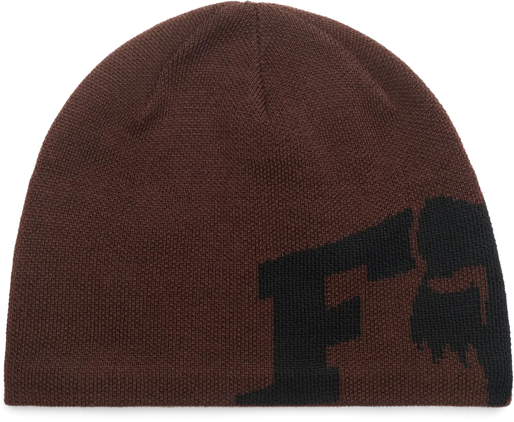 x Jacquard Fox Head - Casquette Coffee