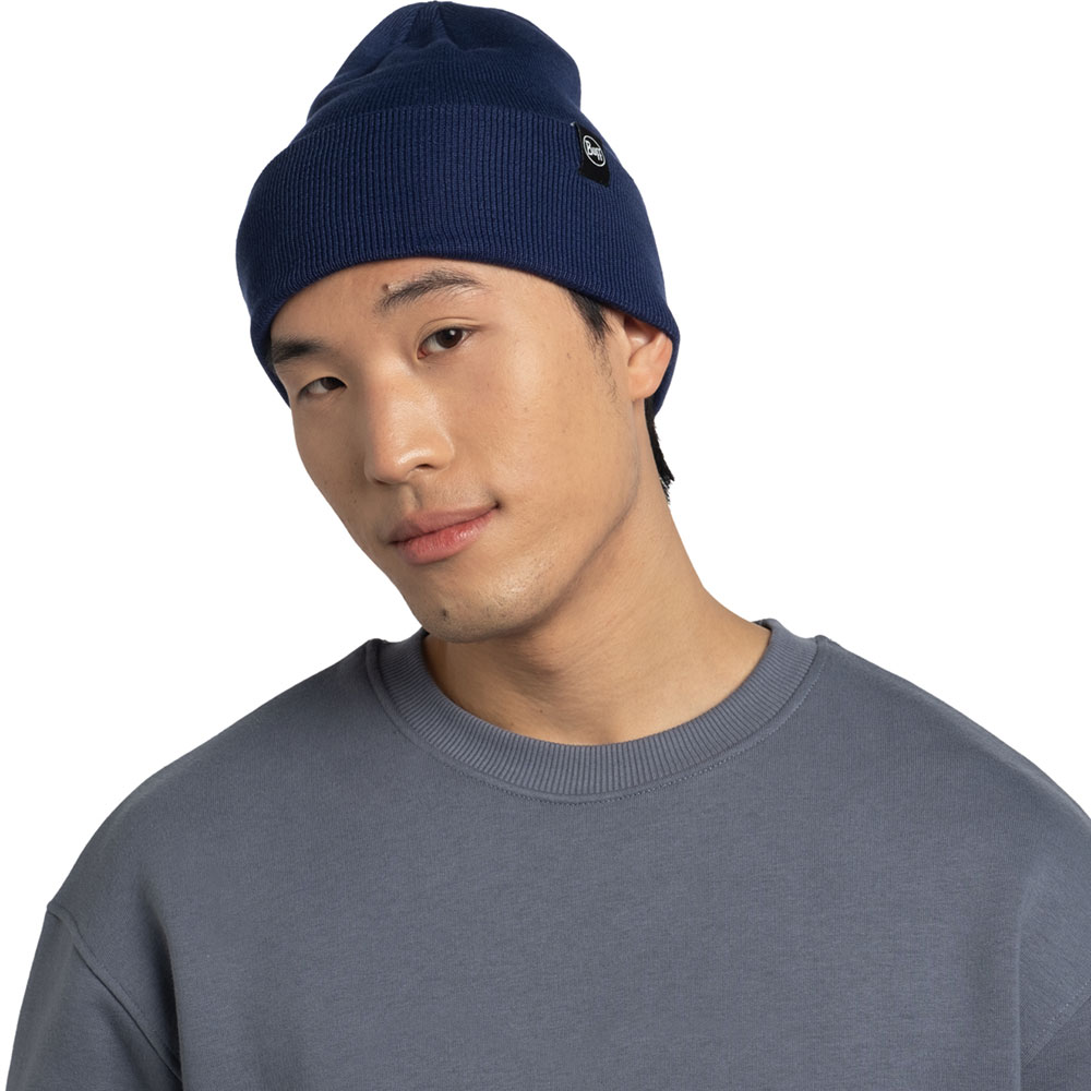 Knitted Beanie ERVINY - Granatowa czapka