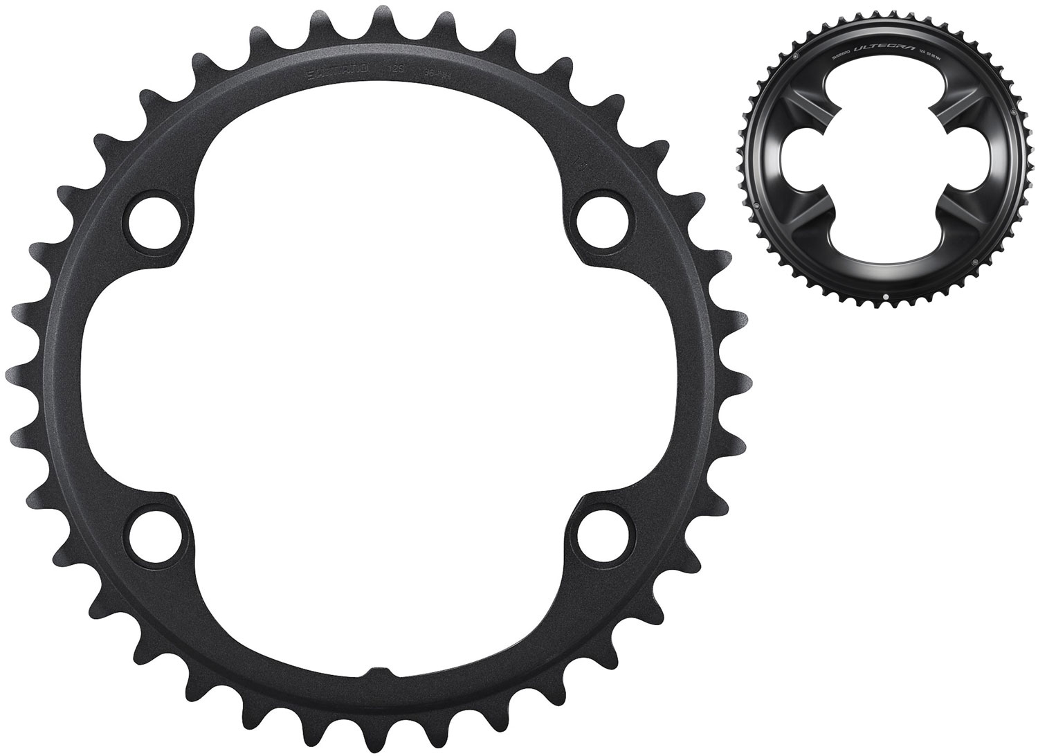 Shimano Ultegra R8100 52-36チェーンリング Shimano ULTEGRA Chainring for FC-R8100 52/36T Chainring 12-speed