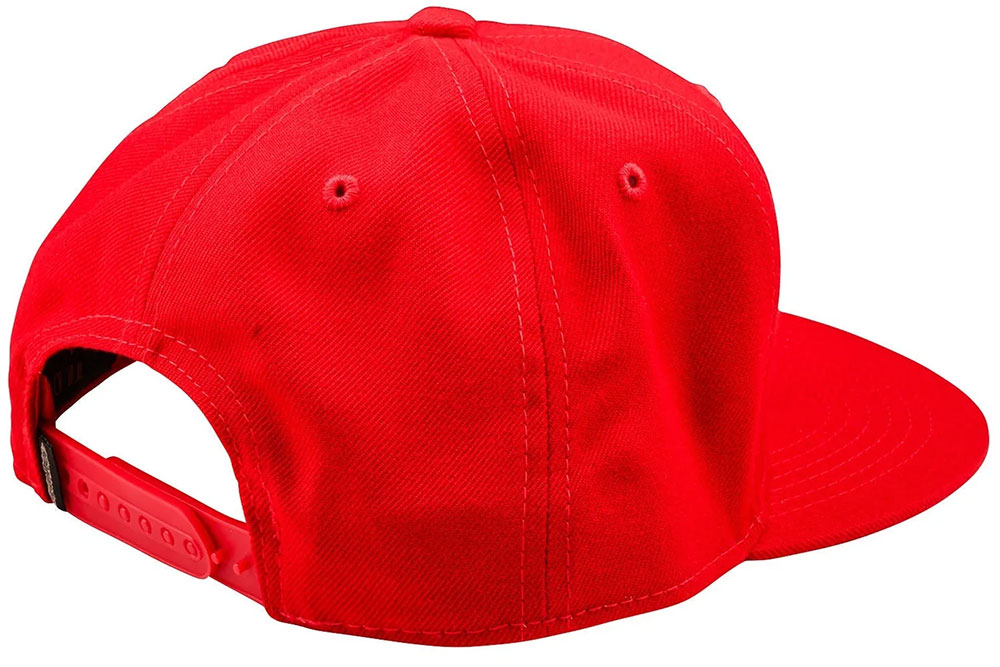 Flat Bill Snapback Badge - Team Red