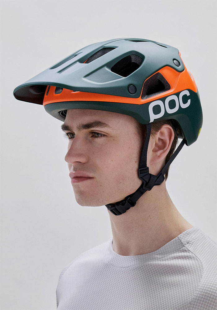 Cularis Pure - Casque de VTT vert Pargasite mat / orange fluorescent mat