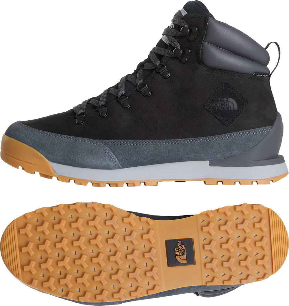 Back-To-Berkeley IV - Chaussures d'hiver en cuir TNF Noir/Gris asphalte