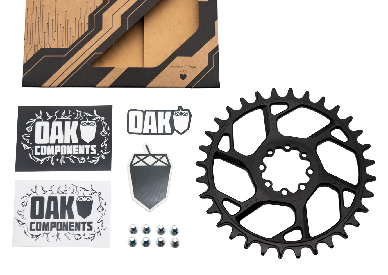 Amulet 8-bolt chainring 32T