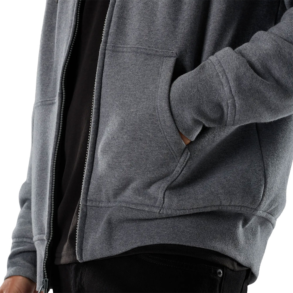 Sasquatch Fox Head Fleece – Hooded Jacket Heather Graphite