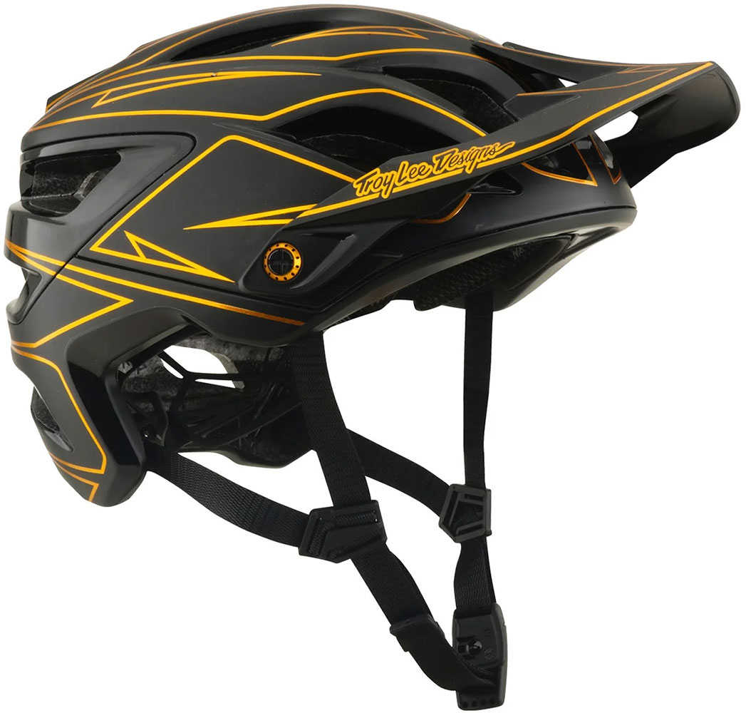 A3 Pinstripe - Casco da MTB nero