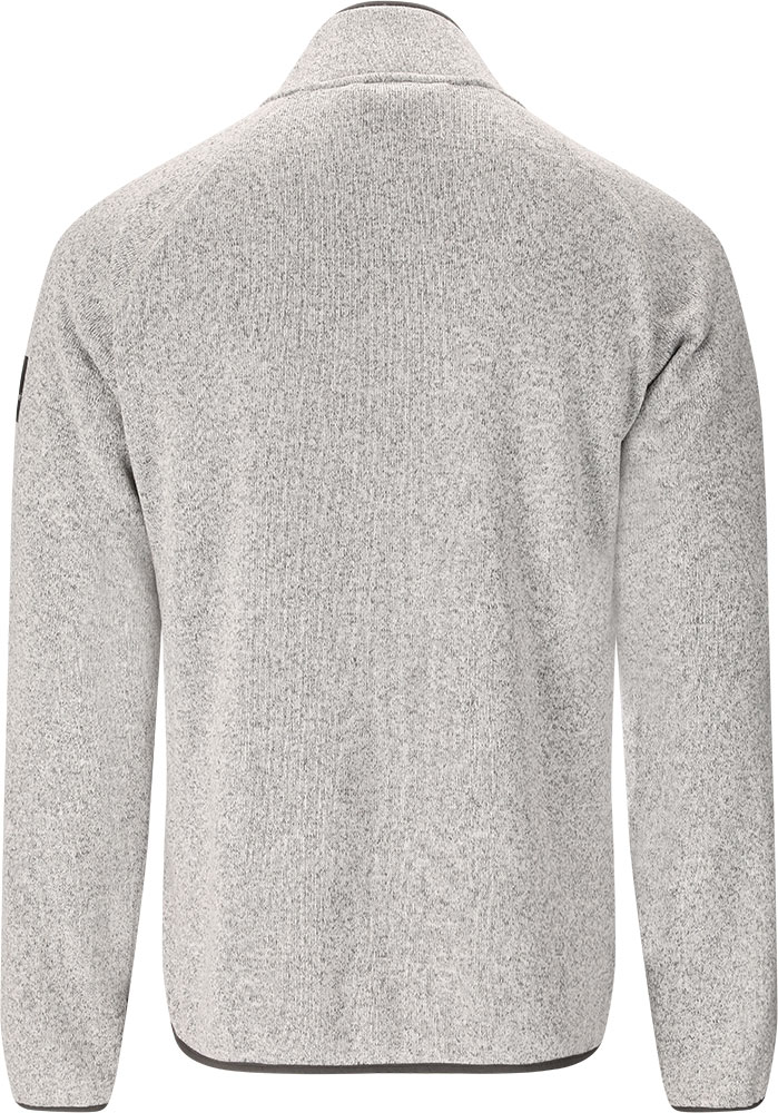 Wolven - Giacca in pile grigio chiaro melange