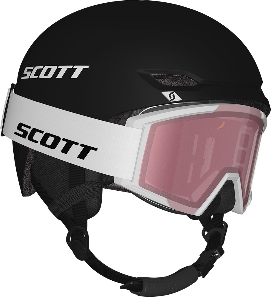 Keeper 2 + Shield – dziecięcy kask narciarski + gogle narciarskie Stealth Black