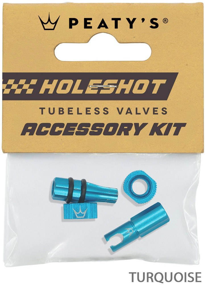 Kit d'accessoires pour valves tubeless Holeshot Fast Flow